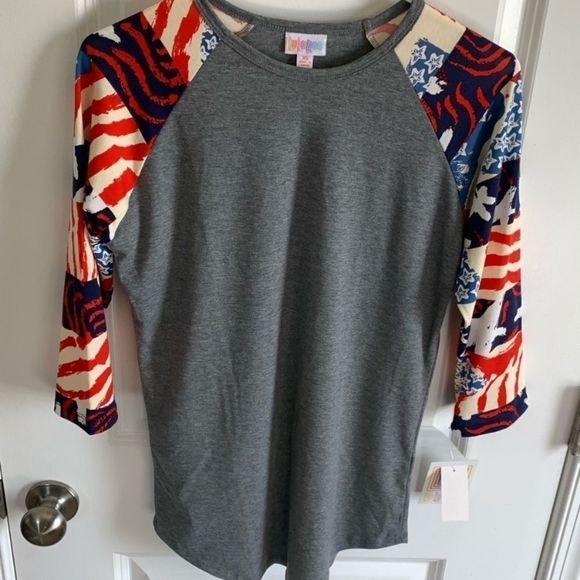 LuLaRoe Tops - NWT LuLaRoe Americana Randy Shirt, Size XS (2-4)
